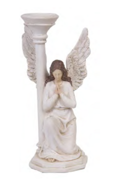 RESINA NATAL ANJO (BRANCO) 32X15cm