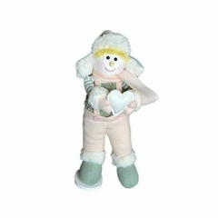 BONECO DA NEVE ROSA\VERDE