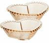 BOWLS PEARL CRISTAL AMBAR