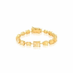 Pulseira Rutilo Banhado a Ouro 18k