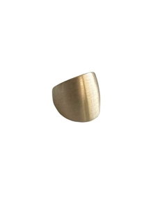 Anel Classic acetinado banho ouro 18k