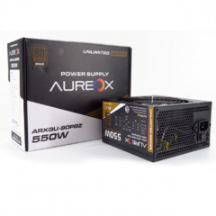 FUENTE AUREOX 550W 80 PLUS BRONZE