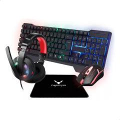 Combo Wesdar KM6 - Teclado - Mouse + Auricular + Mouse pad