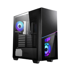 GABINETE MSI MPG SEKIRA 100R MID-TOWER FAN FRONT RGB X3 / BACK RGB X1