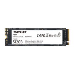 SSD M2 PATRIOT 512GB P300 2280 PCIE GEN3 X4