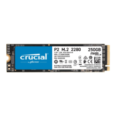 Ssd M2 Pci-E 250Gb P2 Crucial