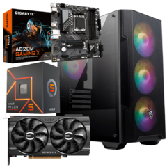 RYZEN 5 7600 + RTX 3060 TI 8GB GDDR6 + 16GB DE RAM DDR5 5200MHZ