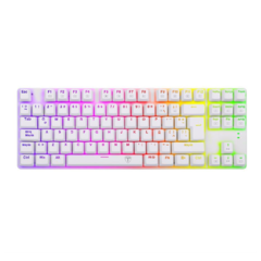 TECLADO GAMER T-DAGGER T-TGK315W-BL BORA BLANCO