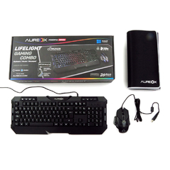 COMBO TECLADO + MOUSE + PAD AUREOX LIFELIGHT GAMING