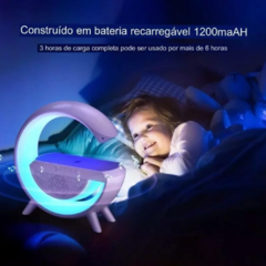 Luminária Caixa De Som E Carregador Smart Station - MyDecorbr