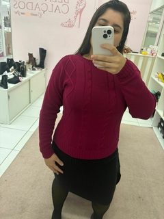 BLUSA TRICOT TRANÇA