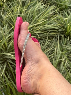 CHINELO BEIRA RIO PINK STRASS na internet