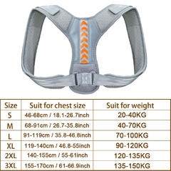 Imagem do Corretor de postura traseira ajustável médico
