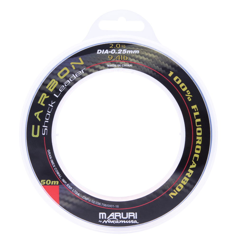 Linha Fluocarb Maruri NK Carbon Shock Leader 0,50 50m Nelson Nakamura