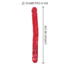 Doble Consolador doble penetracion 42cm