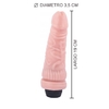 Vibrador mediano de color piel