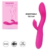 Vibrador con estimulador de punto g y clitoris PREMIUM "camaleon"