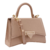 Bolsa Carmim Couro Mirela Cream - comprar online