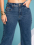 Calça Pantacourt Cropped Jeans Modelagem Solta Confortável Comfy Jeans Cintura Alta Fact Jeans 5502 na internet