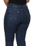 Calça Cropped Jeans com Recortes Tecido com Elastano Stretch Lycra Cintura Alta Plus Size Fact Jeans 5513 - comprar online