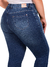 Imagem do Calça Cropped Jeans Plus Size 5248 Strecht Lycra com fenda lateral na barra