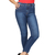 Calça Cropped Jeans Básica Barra Assimétrica Tecido com Elastano Stretch Lycra Cintura Média Fact Jeans 5439 - comprar online