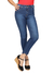 Calça Cropped Jeans Básica Barra Assimétrica Tecido com Elastano Stretch Lycra Cintura Média Fact Jeans 5439 na internet