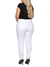 Calça Skinny Branca Plus Size Cintura Alta Sarja Elastano Strecht conforto e estilo 5445 na internet