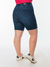 Bermuda Feminina Ciclista Strecht Lycra Cintura Alta Jeans Escura Plus Size Fact Jeans 5651
