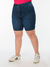 Bermuda Feminina Ciclista Strecht Lycra Cintura Alta Jeans Escura Plus Size Fact Jeans 5651 - loja online