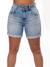 Shorts Jeans Cintura Média Conforto Barra Dobrada 5691 strecht lycra - comprar online