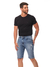 Bermuda Masculina Jeans Tradicional Básico Tecido Premium Leve Macio com Elastano Lycra Stretch Fact Jeans 5699