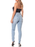 Calça Skinny Jeans Básica com Stretch Lycra Cintura Média Cós Duplo Fact Jeans 5775 na internet