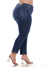 Calça Cropped Jeans 5891 com Detalhe na Barra Tecido Premium Grosso Encorpado Modelagem Levanta Bumbum Chapa Barriga Cintura Alta Plus Size Fact Jean - loja online