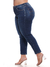 Imagem do Calça Cropped Jeans 5891 com Detalhe na Barra Tecido Premium Grosso Encorpado Modelagem Levanta Bumbum Chapa Barriga Cintura Alta Plus Size Fact Jean