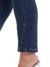 Calça Cropped Jeans 5891 com Detalhe na Barra Tecido Premium Grosso Encorpado Modelagem Levanta Bumbum Chapa Barriga Cintura Alta Plus Size Fact Jean