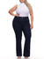 Calça Bootcut Flare Jeans 5893 Escuro Tecido Premium Leve Macio com Elastano Strech Lycra Modelagem Chapa Barriga Bolso Embutido Cintura Alta Plus Size Fact Jeans - comprar online