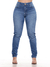 Calça Skinny Jeans 5911 Básica Lavagem Estonada Tecido Premium com Elastano Strech Lycra Confortável Cintura Média Fact Jeans - Fact Jeans