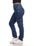 Imagem do Calça Mom Cargo Jeans 5915 Tecido Premium com Elastano Strech Lycra Modelagem Solta Confortável Comfy Jeans Cós com Elástico Cintura Alta Fact Jeans