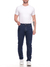 Calça Masculina Tradicional Jeans 5916 Lavagem Escura com puídos Tecido Premium com Elastano Lycra Stretch Fact Jeans