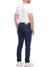 Calça Masculina Tradicional Jeans 5916 Lavagem Escura com puídos Tecido Premium com Elastano Lycra Stretch Fact Jeans - Fact Jeans