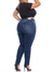 Calça Skinny Jeans Básica 5939 Lavagem Estonada Tecido Macio com Elastano Strech Lycra Chapa Barriga Levanta Bumbum Cintura Alta Plus Size Fact J na internet