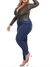 Calça Cigarrete Jeans 5944 Lavagem Estonada Tecido Premium Macio com Elastano Strech Lycra Levanta Bumbum Chapa Barriga Cintura Alta Plus Size - comprar online