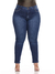 Calça Cigarrete Jeans 5944 Lavagem Estonada Tecido Premium Macio com Elastano Strech Lycra Levanta Bumbum Chapa Barriga Cintura Alta Plus Size - loja online