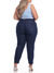 Calça Slouchy Jeans com Pregas 5951 com Cinto Modelagem Confortável Comfy Elegante Tecido Premium com Elastano Strech Lycra Bolso Faca Cintura Alta P na internet