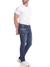 Calça Masculina Tradicional Jeans 5961 Lavagem Estonada com Puídos Tecido Premium com Elastano Lycra Stretch Fact Jeans - comprar online