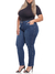 Calça Cigarrete Jeans 5966 com Stretch Lycra Modelagem Levanta Bumbum Cintura Alta Plus Size Fact Jeans - comprar online