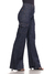 Calça Wide Leg Jeans Escura Cargo Confortável 5968 Comfy Tecido Premium Macio com Muito Elastano Strech Lycra modelador Cintura Média Fact Jea - Fact Jeans