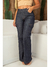 Calça Wide Leg Jeans Escura Cargo Confortável 5968 Comfy Tecido Premium Macio com Muito Elastano Strech Lycra modelador Cintura Média Fact Jea - Fact Jeans