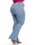 Imagem do Calça Bootcut Jeans 5969 Lavagem Delavê Plus Size Tecido Premium Macio com Elastano Strech Lycra Cintura Alta Fact Jeans